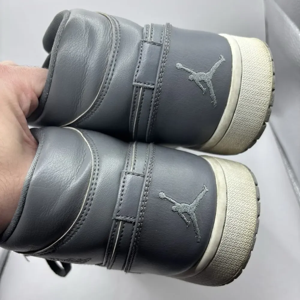 Men’s Size 13 - Jordan 1 Mid Cool Grey 2015 Retro Gray Athletic Shoes 554724-031